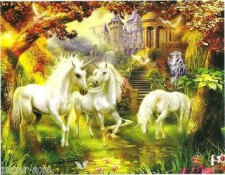 100 piece Bagged/Boxless Jigsaw Puzzle Magical Unicorn Forest Glow 