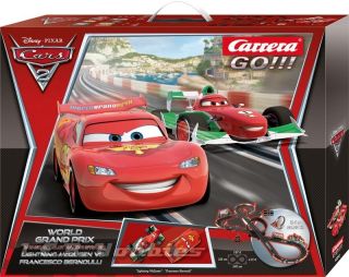 Carrera 62241 GO Disney/Pixar CARS 2 World Grand Prix 1/43 Slot Car 