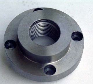 Backplate/Adapter for 4 Inch 4 Jaw Lathe Chuck (1 10 Thread)