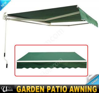 Newly listed New 9.84 FT Manual Garden Patio Awning Canopy Sun Shade 