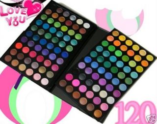 new pro manly 120 color eye shadow palette make up