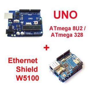 UNO ( ATMEGA 328 & ATmega 8U2 ) For ARDUINOs IDE + Ethernet Shield 