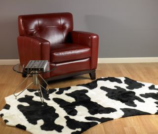 cow rug faux fur cowhide cow hide skin rug 5x7