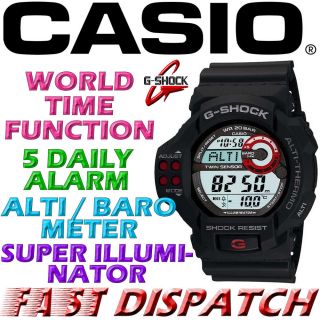Casio G Shock Twin Sensor Barometer Altimeter Chronograph GDF 100 1AER 