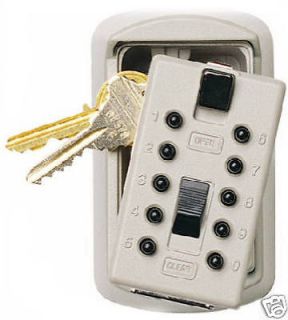 ge supra 001004 slimline push button lock box key safe