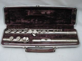 armstrong elkhart flute w case model 104 d student time