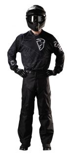 Thor Static Black Kit Pant & Jersey Combo Dirtbike ATV 2013 Racing 