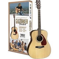 yamaha gigmaker standard acoustic guitar pack natural one day shipping