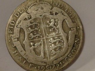 uk gb half crown 1921 silver a12 8 221 from
