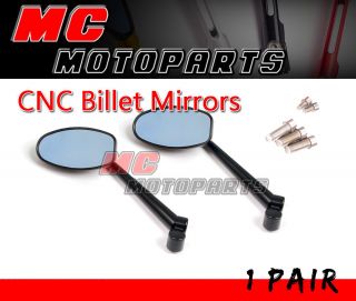 Black CNC Dynamic Style Mirrors Honda XL1000 Varadero CB400 SF SS 