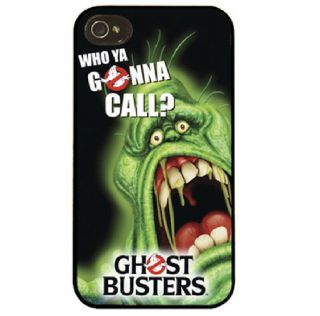IPHONE 4 HARD CASE GHOSTBUSTERS SLIMER 4S BLACK GREEN MONSTER ALIEN 