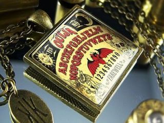 Limited Edition Evil Ouija Board Horror Halloween Antique Necklace 180 