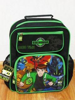 Ben 10 Ultimate Alien 14x11 Black Backpack Bookbag School Bag #288