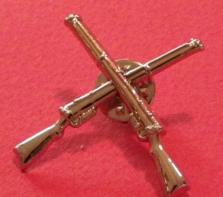 crossed lee enfield 303 rifles silver plated 30mm high from