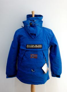 napapijri geographic skidoo 12 over head jacket blue