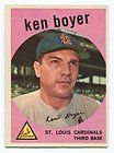 1959 topps 325 ken boyer cardinals ex+ one day shipping