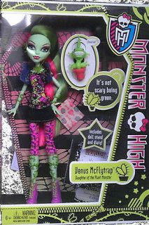 monster high doll venus mcflytrap new release in box one