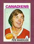 1970 Topps PETE MAHOVLICH 58 PSA GEM MINT 10 Montreal Canadiens