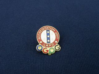 accreditation unit 1984 lapd olympics ogpg lapel pin time left