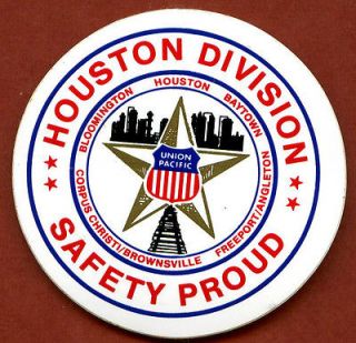 Union Pacific Railroad ~ HOUSTON DIVISION ~ Safety ProudTwo 