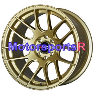 16 16x8 XXR 530 Gold Concave Rims Wheels Stance 4x100 93 01 Acura 