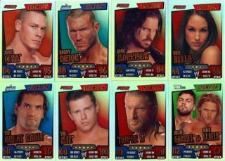 wwe slam attax rumble 11 12 all champion cards available