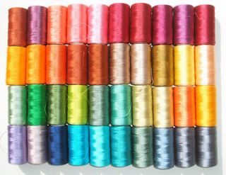 100 spools machine embroidery floss thread 500 m spool from