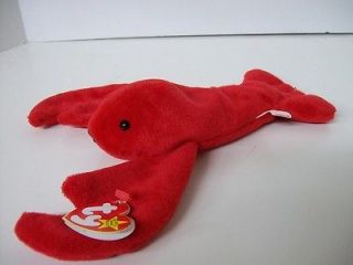 Ty Beanie Babies~4th Generation~Pin​chers the Red Lobster~Good Heart 