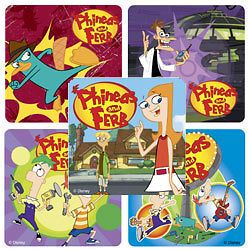 phineas and ferb stickers in Holidays, Cards & Party Supply