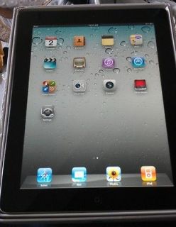 Apple iPad 2 16GB 2nd Gen Wi Fi 9.7in Tablet MC769LL/A   Black GREAT 