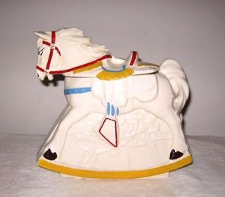 COOKIE JAR MCCOY HOBBY OR CARROUSEL HORSE VERY NICE CONDITION GREAT 