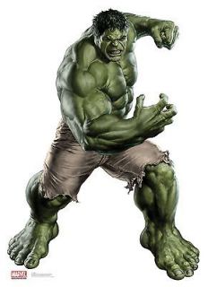 AVENGERS 2012 MOVIE THE HULK LIFESIZE STANDEE STAND UP LICENSED 1187