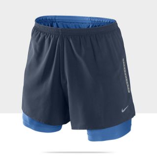 Nike Dri FIT Two In One 4 Mens Running Shorts 451257_450_A