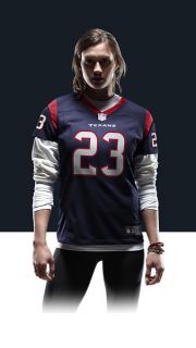    Arian Foster Womens Football Home Game Jersey 469901_459_A_BODY