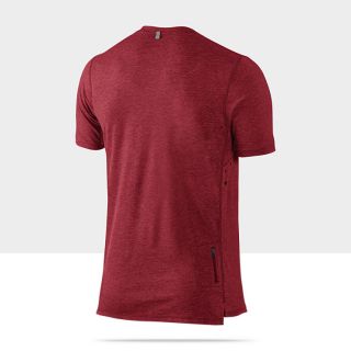 Nike Tailwind Short Sleeve V Neck Mens Running Shirt 451266_688_B
