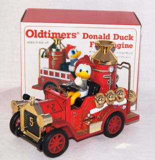 1980s DISNEY DONALD DUCK OLD TIME FIRE ENGINE MB