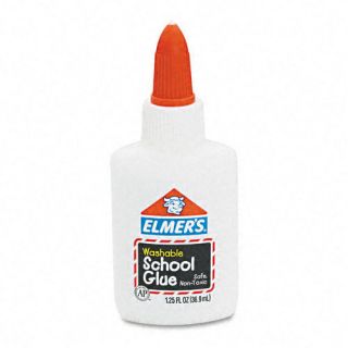 Elmers E301 Washable School Glue 1 25 oz Liquid 6