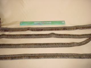 Up for auction are 19 1/4 yards of superb quality brush fringe from 