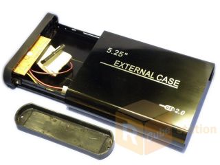 25 IDE CD DVD ROM RAM RW USB External Enclosure Case