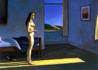 Hopper Edward A Woman In The Sun Canvas 16 x 20