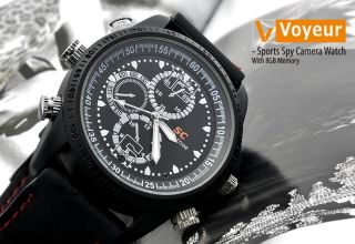 Sports Spy Camera Watch With Massive 8GB Memory Newest Updated 2012 