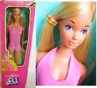 Barbie STEFFIE MALIBU PJ P J RARE 1975 RARE MIB MINT VHTF SUPERSTAR 