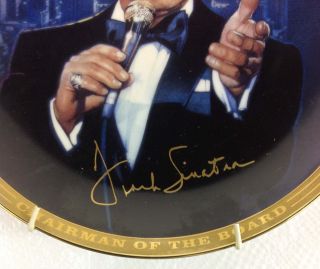   Chairman of The Board Singing New York Limited Edition Plate