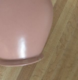 Vintage Abingdon Art Pottery Pink Satin Floral Vase
