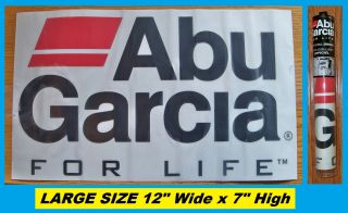 Abu Garcia Decal Sticker Large Size for Boat Truck Window Free USA 