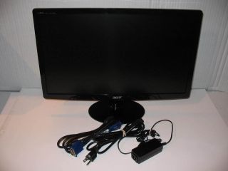 ACER S202HL 20 Widescreen LED LCD Computer PC Monitor Superthin