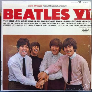 The Beatles VI LP Archive Press Mint St 2358 Vinyl Stereo Apple Record 