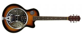   Guitar Acoustic Electric SEPELE SPRUCE Single Cutaway Steel Pan Blues