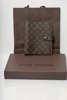 Louis Vuitton Monogram Address Book New with Box and Bag