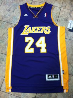 Adidas Kobe Bryant NBA Jersey Authentic Sewn Mens Basketball Small 